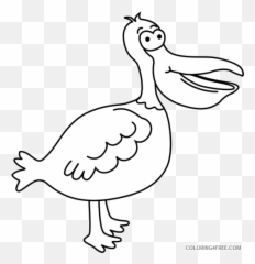 Pelican Coloring Pages Pelican D9siwr - Pelican Clipart Black And White Emoji,Pelican Emoji
