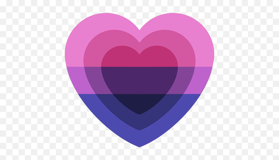 Lgbtq - Bisexual Heart Emoji,Bisexual Pride Emoji