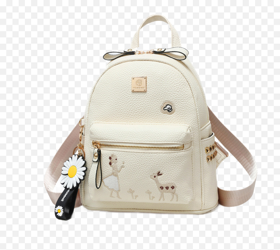 Korean Backpack Unicorn Bag - Girly Emoji,Emoji Holograph Backpack