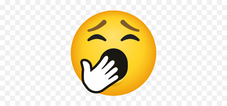 Yawning Face Icon - Yawn Emoji,Steam D1 Emoticon
