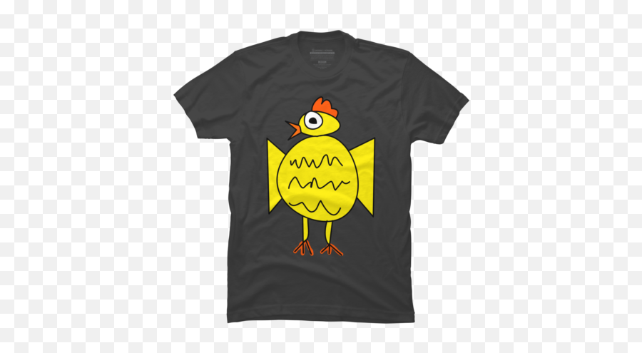 Grey Chicken T - Original Art Shirt Designs Emoji,Crazy Chicken Emoticons