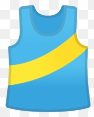 Running Shirt Emoji - Remera Sin Manga Clipart,Shirt Emoji
