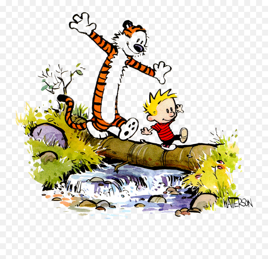 Calvin And Hobbes Image Hq Png Image - Calvin And Hobbes Books Emoji,Calvin And Hobbes Emoticons