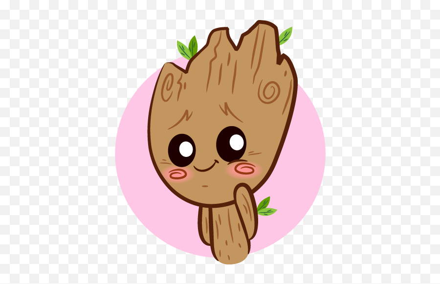 Guardians Of The Galaxy Vol2 Facebook Stickers On Behance - Groot Emoji,Groot Emoji Facebook