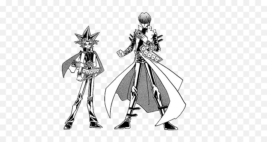 Yami Yugi And Seto Kaiba - Seto Kaiba Drawing Emoji,Yugioh Love Emoji Kaiba