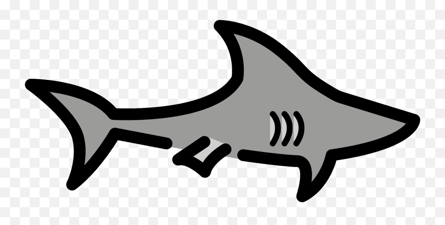 Shark Emoji Clipart Free Download Transparent Png Creazilla - Emoji Shark,Marine Emojis