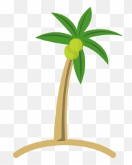 Free Coconut Tree 1189467 Png With - Fresh Emoji,Emoji Svg Tree