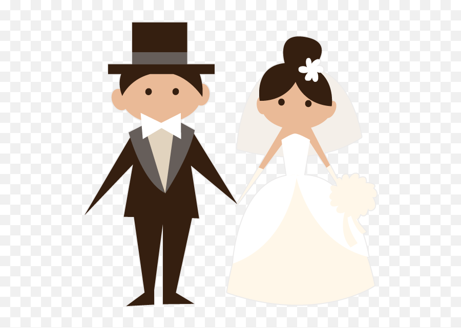 Animated Brides Grooms Wedding Party Stickers By Hien Ton - Sticker Wedding Emoji,Emojis For Marriage