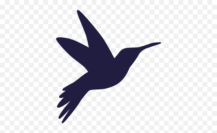 Hummingbird Flying Silhouette - Silhueta De Beija Flor Emoji,Hummingbird Emoji Or Emoticon