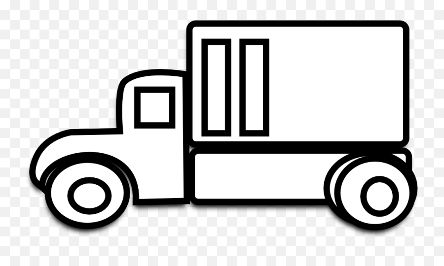 Crops Clipart Truck Crops Truck Transparent Free For - Vehicles Clipart Black And White Emoji,Semi Truck Emoji