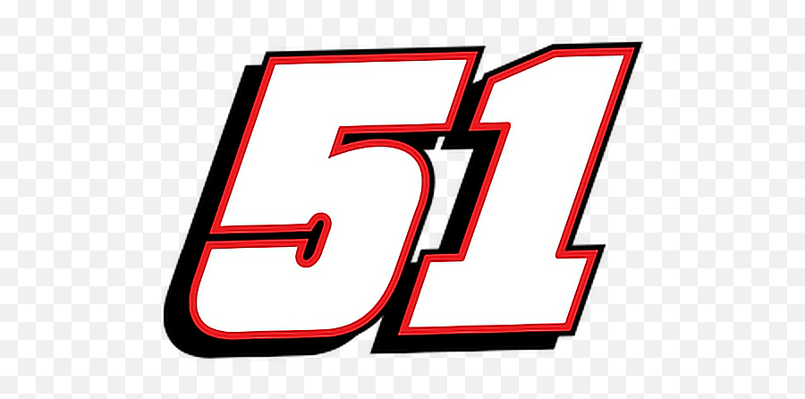 Nascar 51 Number Numero Numbers Sticker - Logo Nascar Numbers Emoji,2018 Nascar Emojis