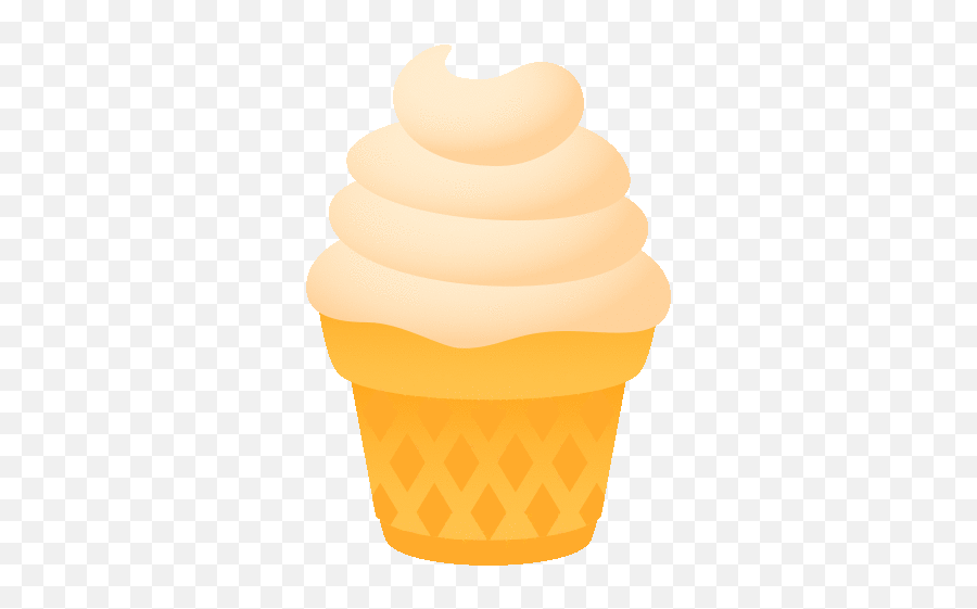 Soft Ice Cream Food Sticker - Soft Ice Cream Food Joypixels Emoji,Emoji Yellow Swirls