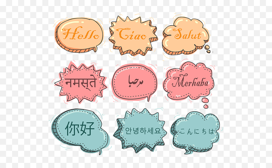 Free Photo Greetings Hi Hello Speech Bubbles Ciao - Max Pixel Emoji,Craft Emotions Die