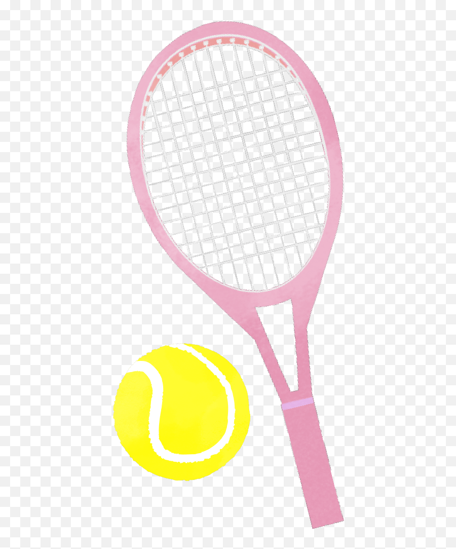 Tennis Ball And Racket - Cute2u A Free Cute Illustration Emoji,Emoji Quiz Girl Flag Tennis Ball