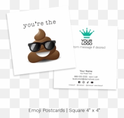 Youu0027re The Emoji Custom Postcards - Horizontal,Plum Emoji
