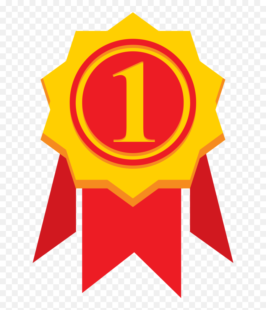 1st Place Ribbon Png Hd Isolated Png Mart Emoji,Number 1 Medal Emoji