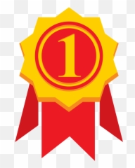 1st Place Ribbon Png Hd Isolated Png Mart Emoji,Number 1 Medal Emoji