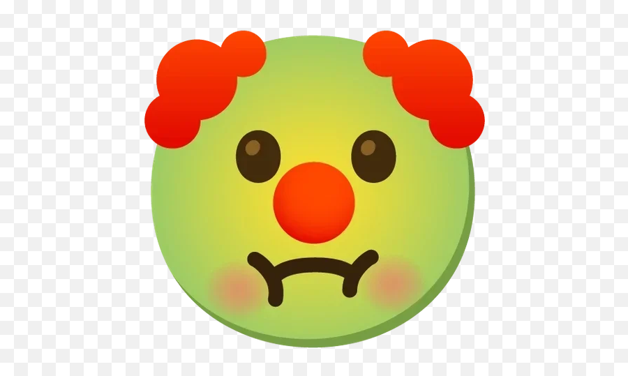 Telegram Sticker From Clown Emoji Pack,Clown Emoji Transparent Background