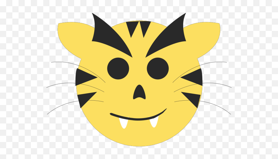 Cartoon Tiger Png Svg Clip Art For Web - Download Clip Art Emoji,Anime Emoticon Art