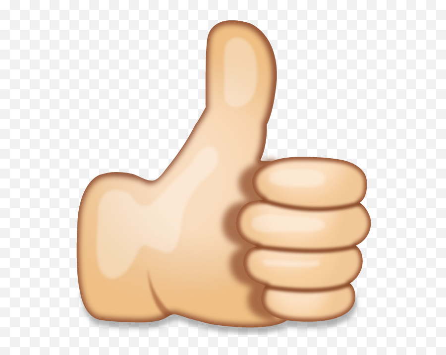 Download Thumbs Up Hand Sign Emoji - Thumbs Up Good Emoji,Thumb Up Emoji