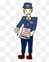 English Clipart Police Officer English - Policistka Omalovánka Emoji,Cop Emoji