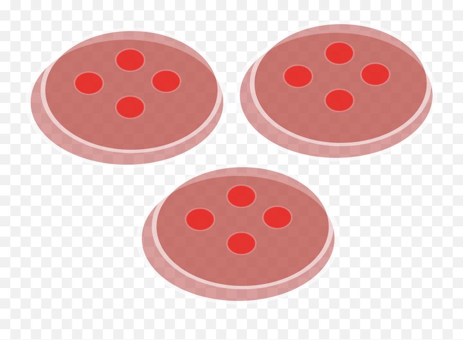 Three Pink Buttons Clipart Free Download Transparent Png - Dot Emoji,Emoji Sewing Patterns