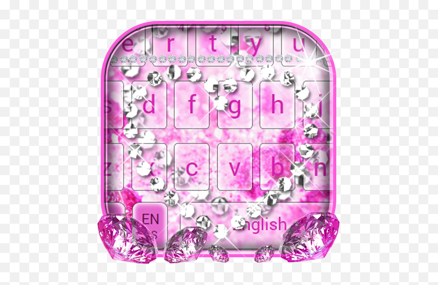 Shiny Pink Glitter Diamond Heart - Corundum Emoji,Ankit Emoji Stickers