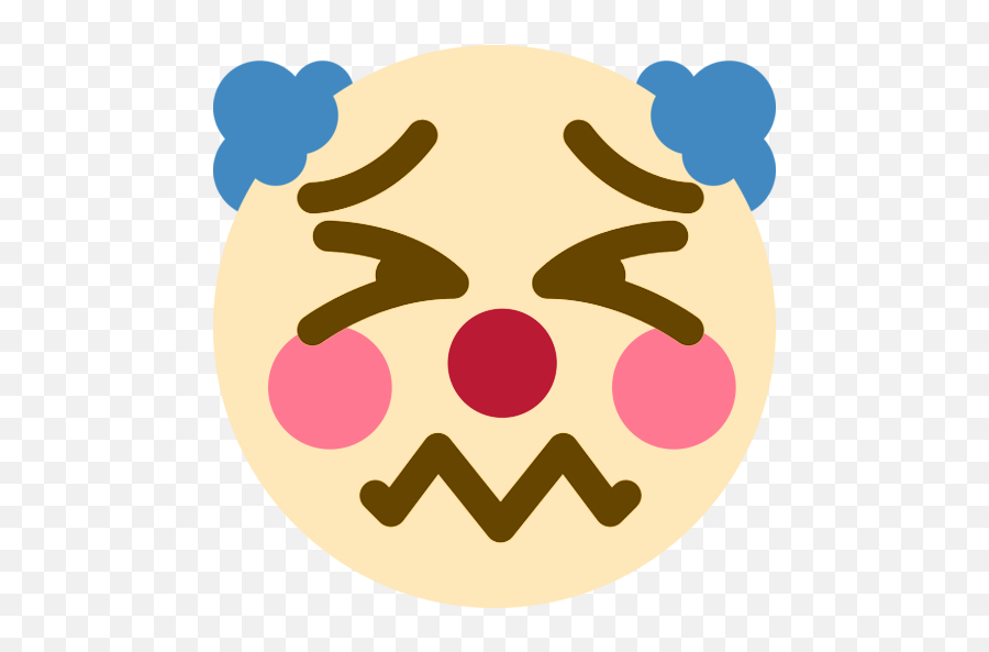 Clownconfounded - Rosto Do Palhaço Png Emoji,Confounded Emoji