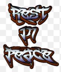 Download R - Rest In Peace Graffiti Full Size Png Image Rest In Peace Psd Emoji,The Godfather Emoji