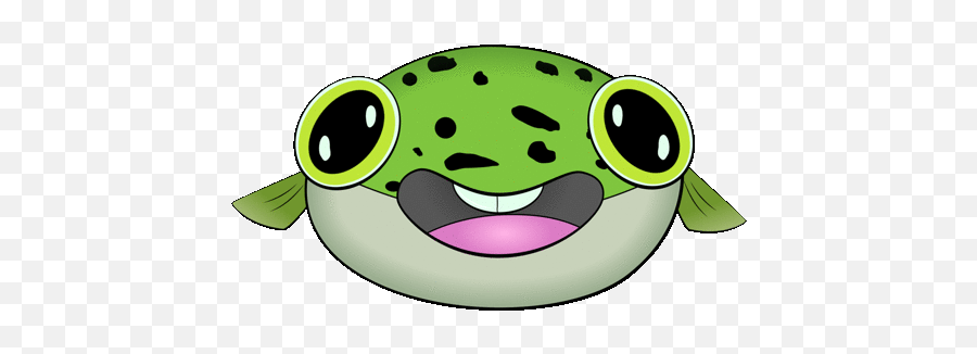 Puffer Fish Animated Gif - Dot Emoji,Pufferfish Emoji