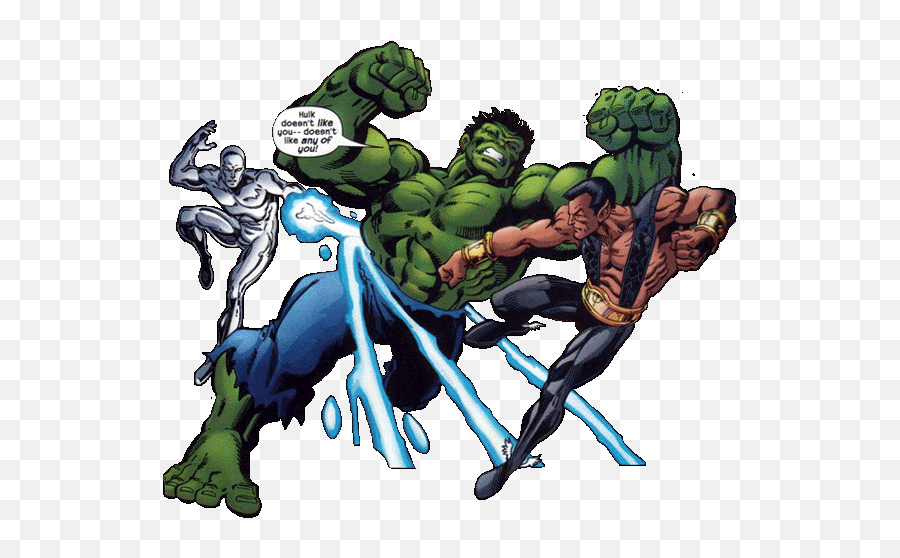 Hero Envy The Blog Adventures Hulk Vs Silver Surfer - Hulk Emoji,Different Emotions In Bruce Banner