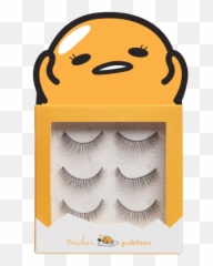 Gudetama Lashes - Eggffortless U2013 13rushes Singapore Sanrio Gudetama Airpod Cases Emoji,Batting Eyelashes Emoticon For Facebook