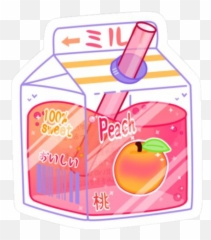 Quaint Study Pack - Peach Milk Carton Emoji,Big Lemon Emoji Png