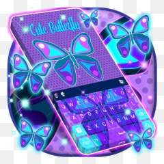 Cute Butterfly Keyboard - Apps On Google Play Girly Emoji,Purple Butterfly Emojis