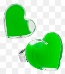 Glass Ring - Coeur Medium Milk Pylones Solid Emoji,Emojis Drinking Milk