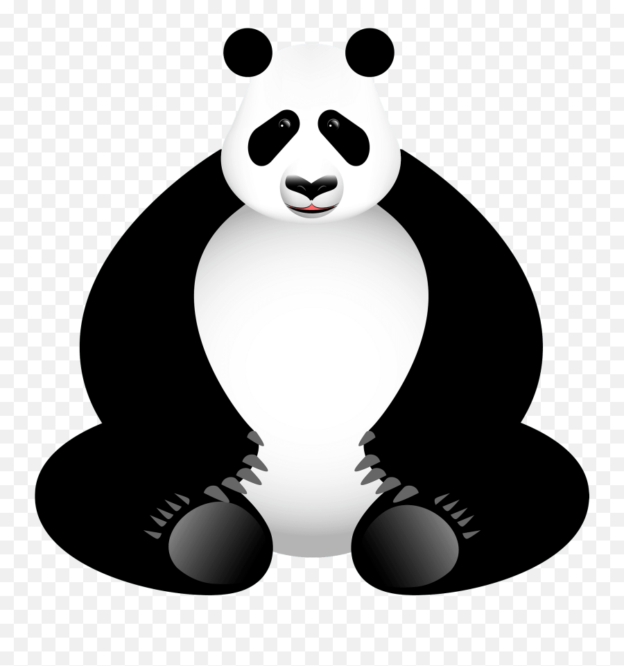 Panda Clipart Free Download Transparent Png Creazilla - Dot Emoji,Panda Emoji Png