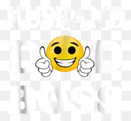Mens Husband Dad Boss Emojicon Fathers Day From Daughter - Happy,Emoji Full Pattern Soft Gel Samsung 3