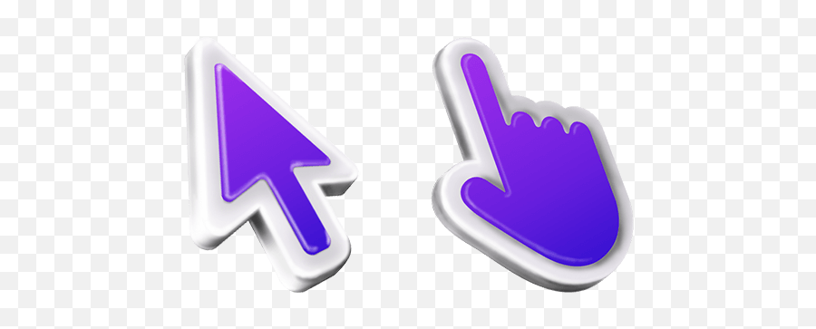 3d Blue Mac Cursor - Sweezy Custom Cursors Cursor Emoji,Emotions 3d Png