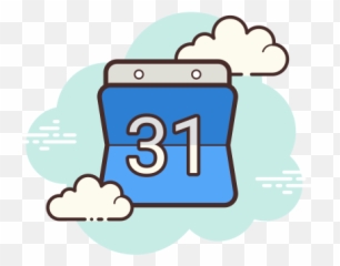 Google Calendar Icon In Cloud Style - Icono De Inshot Aesthetic Emoji,Calendar Emoji On Twitter