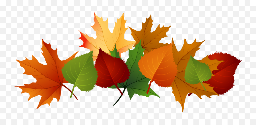 Autumn Leaves Pile Clip Art - Png Download Full Size Emoji,Maple Leaf Emoticon For Facebook