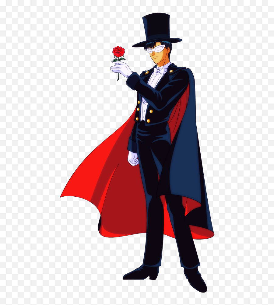 Tuxedo Mask - Tuxedo Man Sailor Moon Clipart Full Size Sailor Moon Imagenes De Tuxedo Mask Emoji,Syrian Flag Emoji