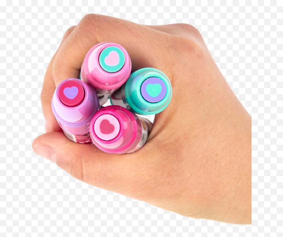 Funtastic Friends Clickit Eraser - Ooly Emoji,Fidget Spinner Light Up Pink With Emojis