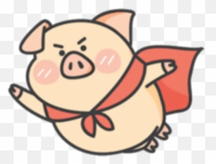 Telegram Sticker 11 From Collection Pigpig U0026 Guagua Prt1 Emoji,Kawaii Hungry Emoticons