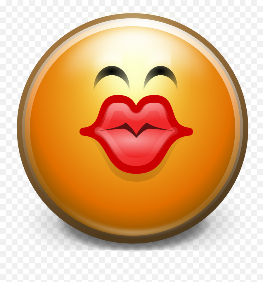 Filegnome3 - Kisssvg Wikimedia Commons Emoji,Red Kiss Emoticon