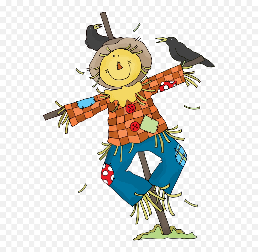 Thanksgiving Cartoon Scarecrow Piñata For Happy Thanksgiving Emoji,Halloween Facebook Emoticons Scarecrow