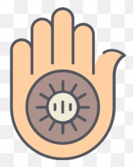 Hand Jainism Symbol Png File Png Mart Emoji,Worship Hands Emoji