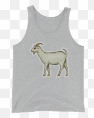 Emoji Tank Top - Sleeveless,Goat Emoji