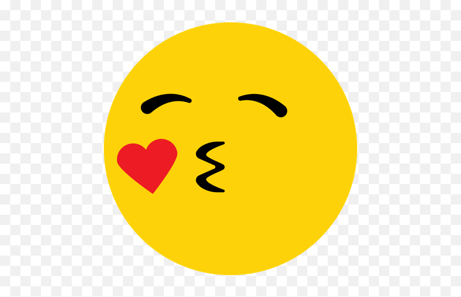 Blowing Kiss Emoji Icon Of Flat Style - Kiss To The Left Emoji,Kissy Face Emoji