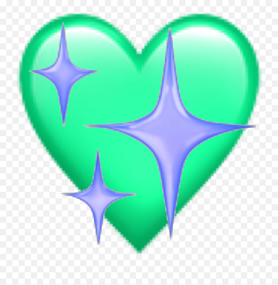 Sparkle Heart Emoji Emojiedit Sticker - Language,Sparkle Heart Emoji