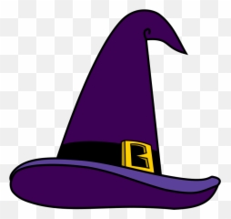 Cartoon Halloween Witch Hat - Witch Hat Clipart Png Emoji,Witch Hat Emoji